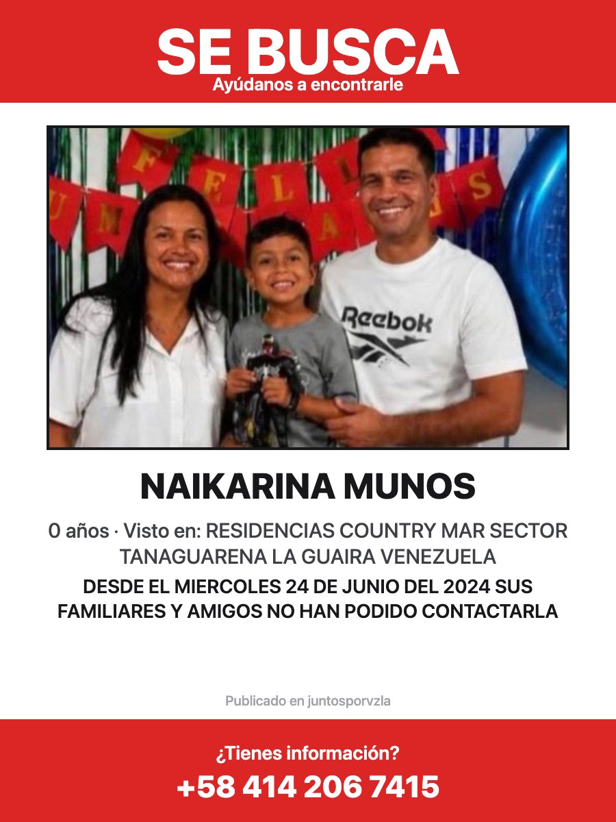 Se busca: NAIKARINA MUNOS